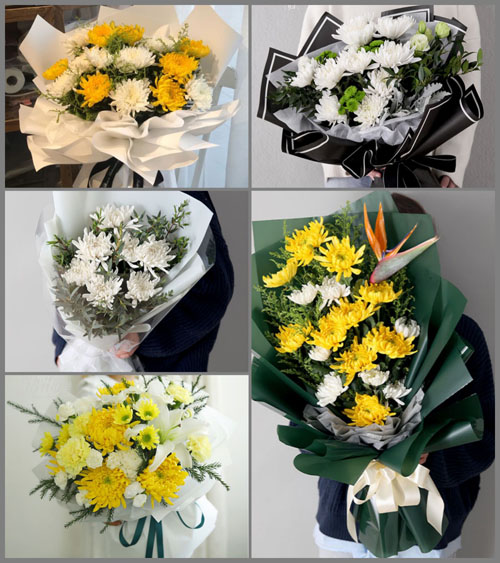 山东青岛平度市旧店镇王汉庄村白事花束代送